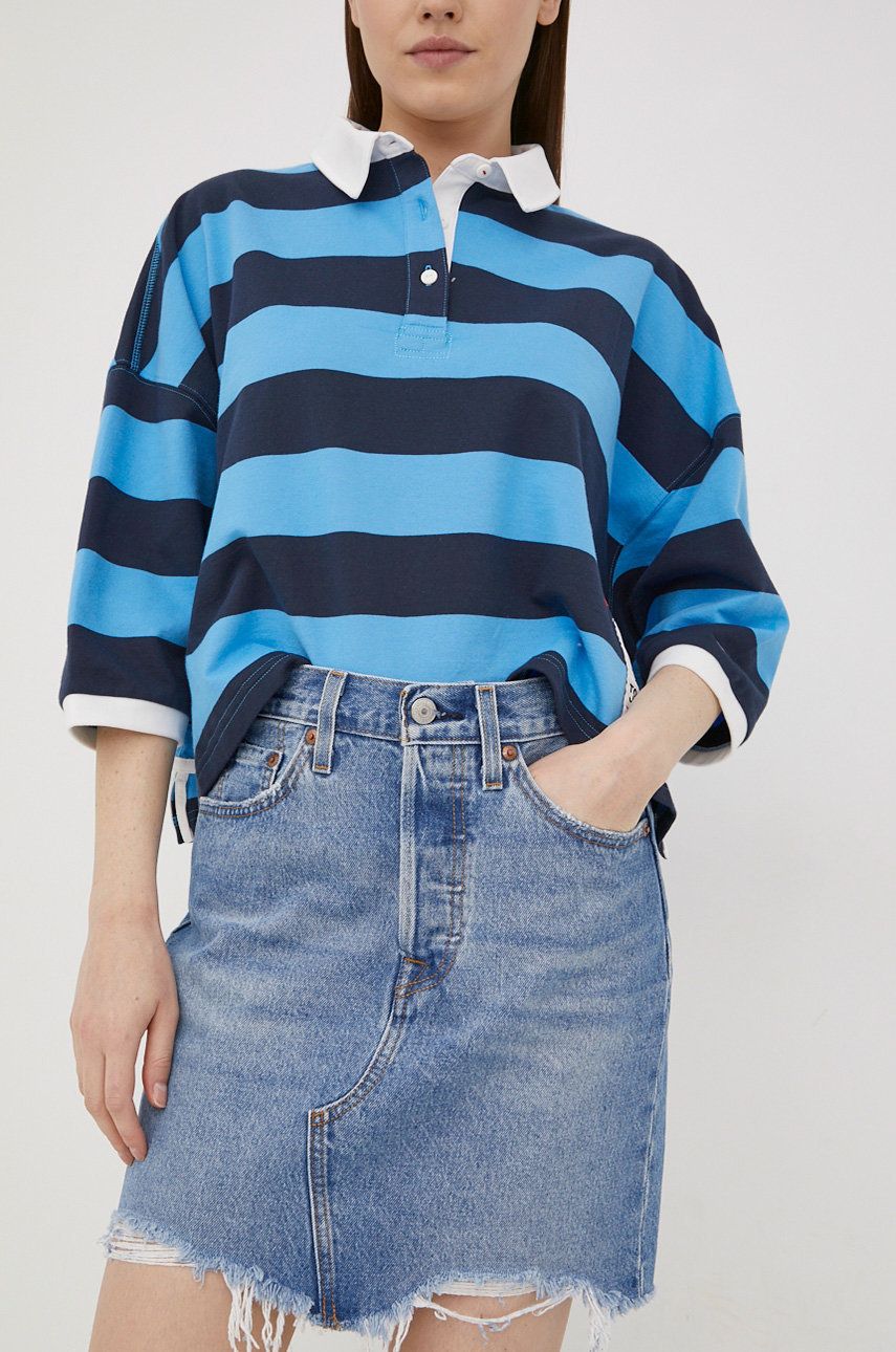 Levi’s fusta jeans mini, drept answear.ro imagine noua