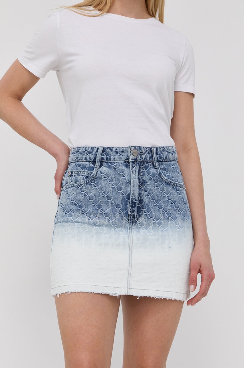 

Дънкова пола Miss Sixty къс модел със стандартна кройка, Син