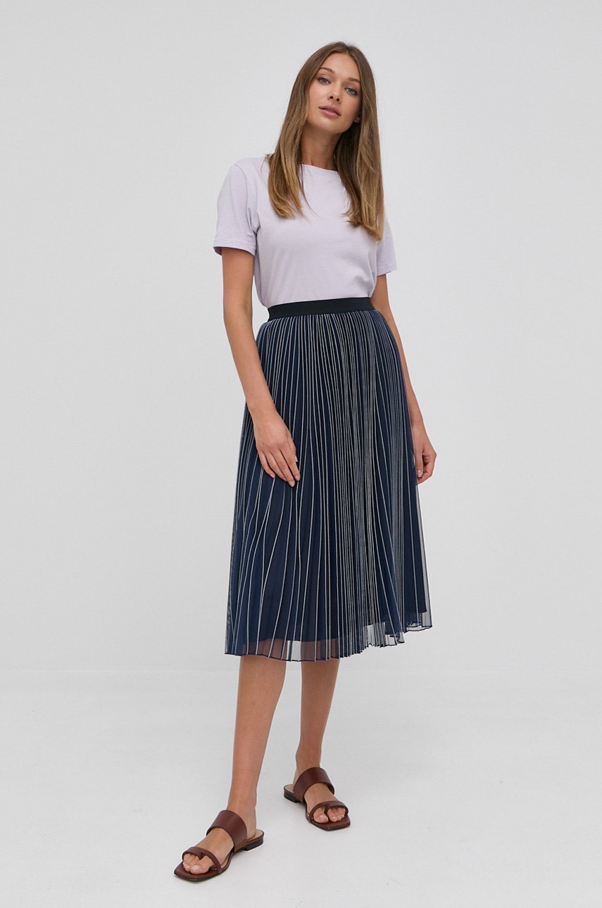 

Юбка Weekend Max Mara цвет синий midi расклешённая
