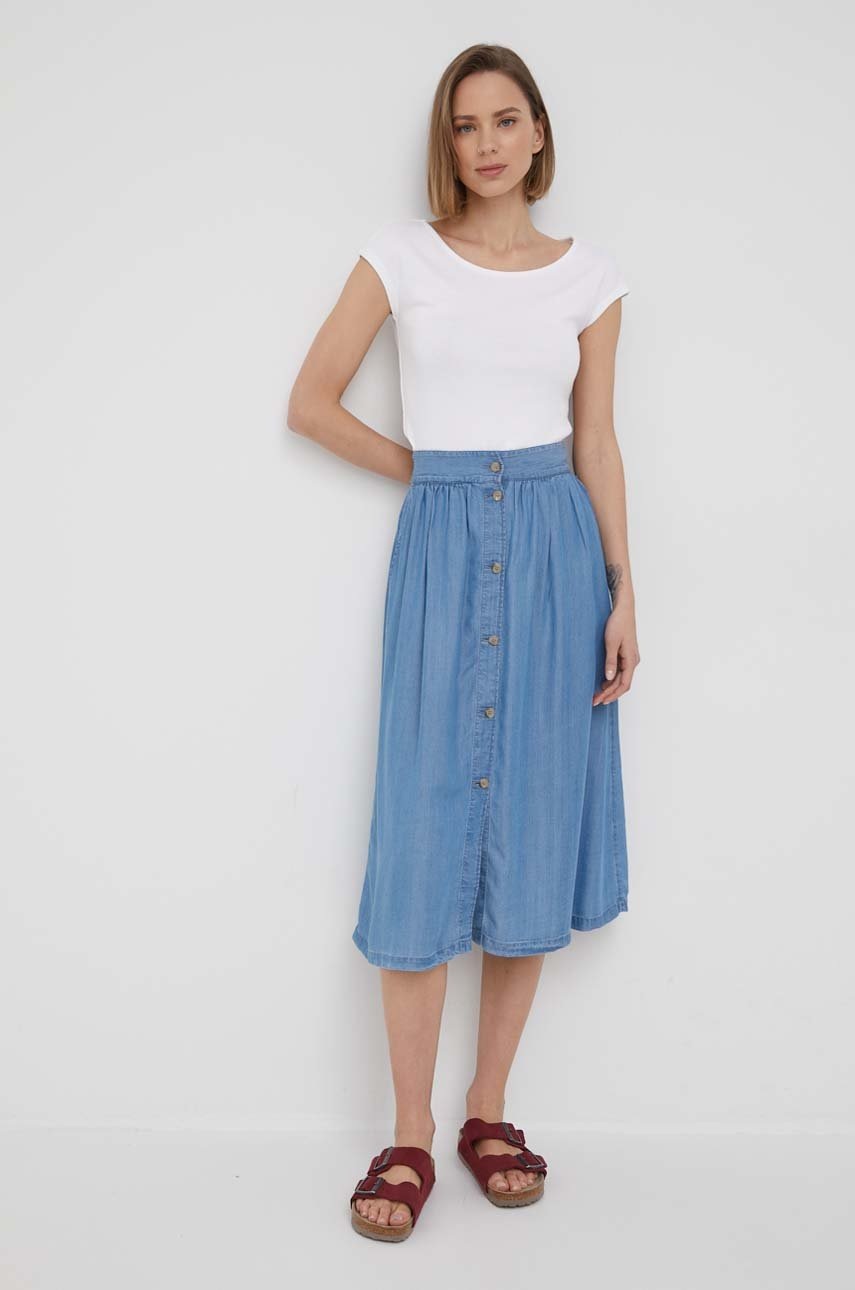 

Спідниця Pepe Jeans Sia Sky Blue midi розкльошена