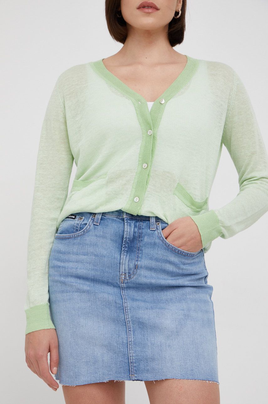 Dkny fusta jeans mini, drept Femei 2023-09-27
