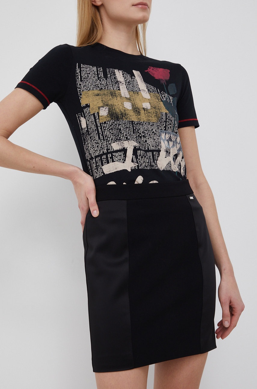 

Юбка Armani Exchange цвет чёрный mini карандаш
