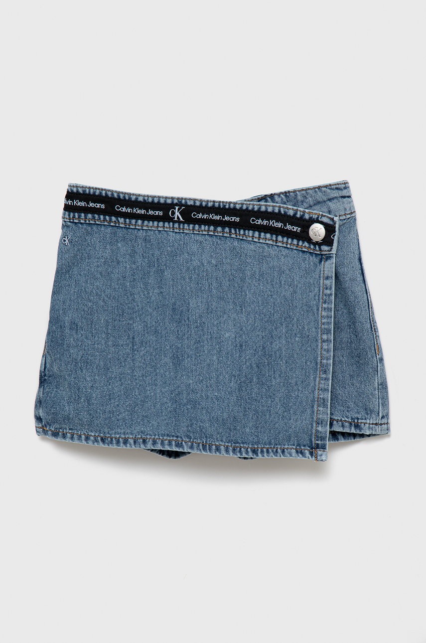 

Дънкова пола Calvin Klein Jeans, Син