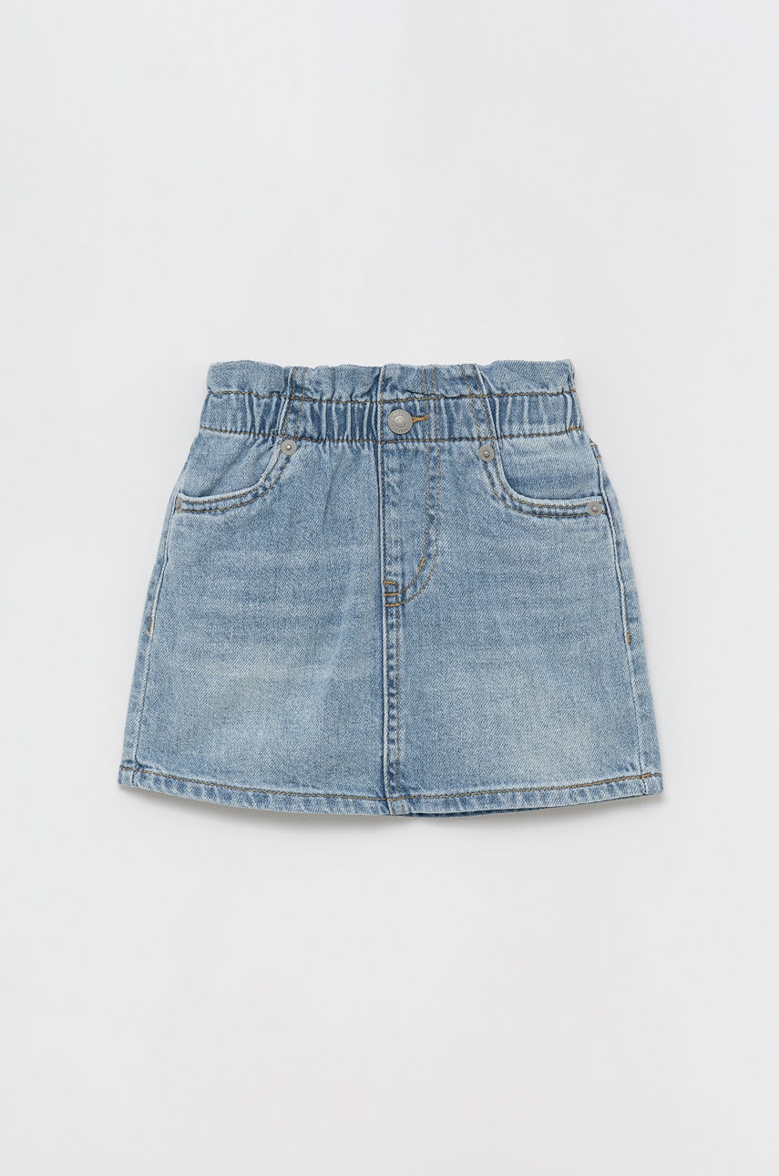 Levi's fusta denim pentru copii mini, drept