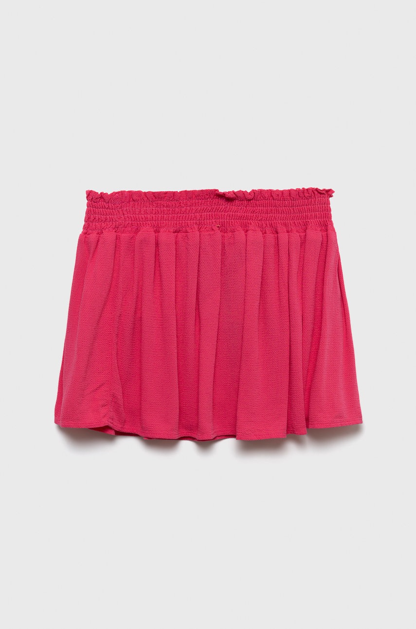 

Дитяча спідниця United Colors of Benetton колір фіолетовий mini розкльошена