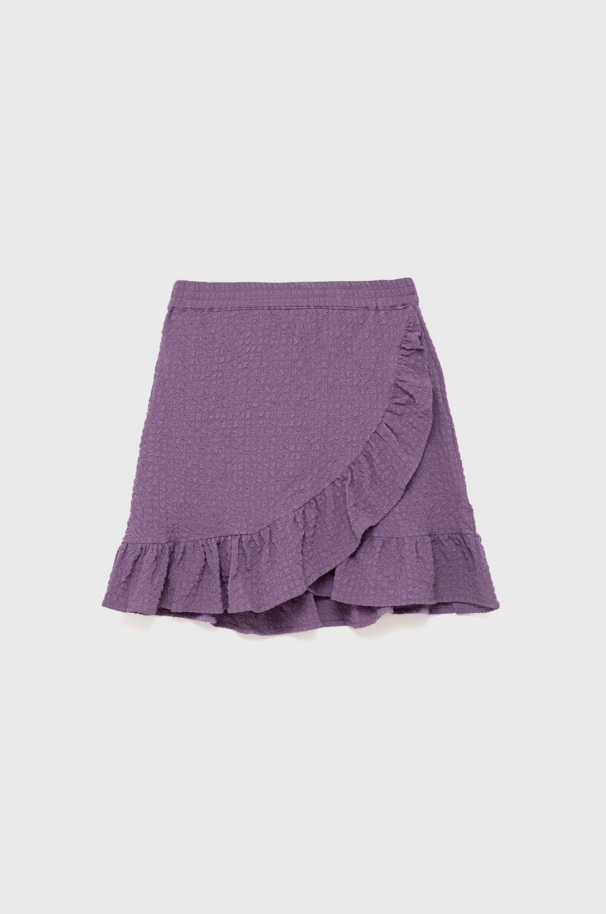 Kids Only fusta fete culoarea violet, mini, evazati 2023 ❤️ Pret Super answear imagine noua 2022