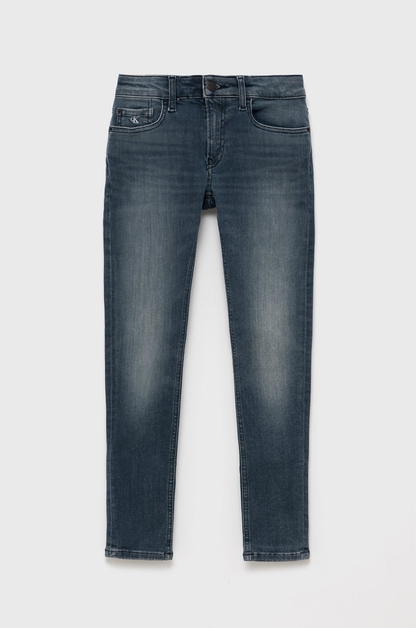 

Детски дънки Calvin Klein Jeans, Тъмносин