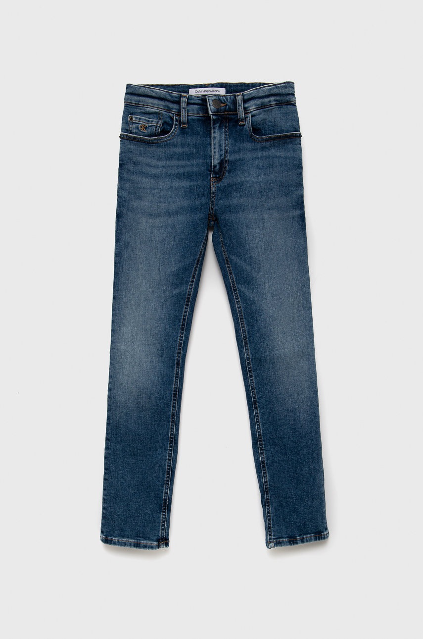 

Детски дънки Calvin Klein Jeans, Син