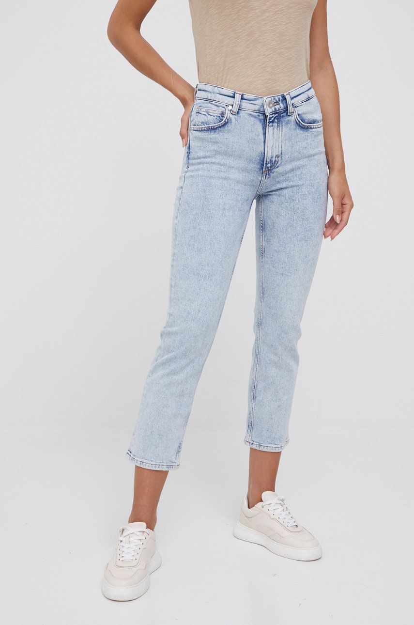 Marc O’Polo jeansi femei, high waist answear.ro imagine megaplaza.ro