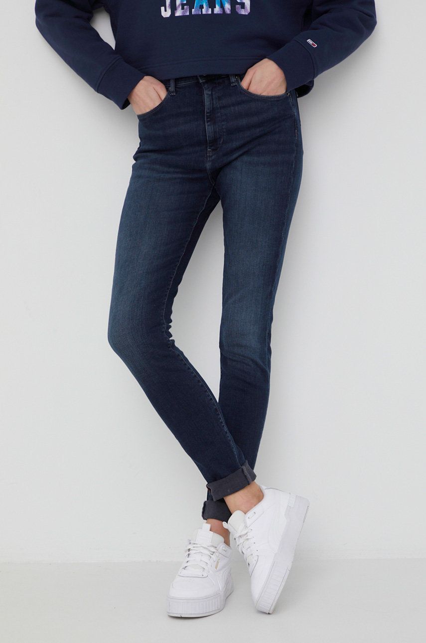 Tommy Jeans jeansi Sylvia Ce161 femei, high waist