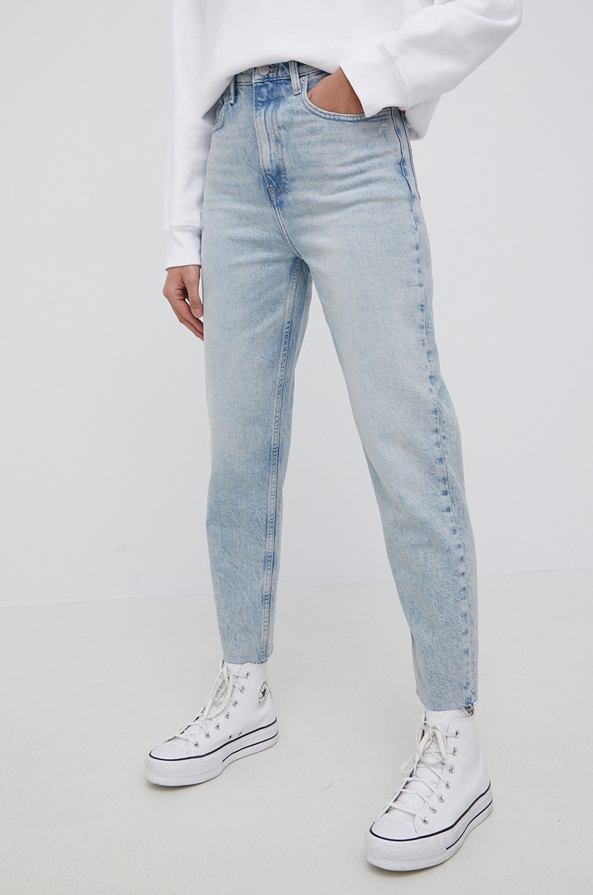 

Джинсы Tommy Jeans Ce713 женские цвет высокая посадка