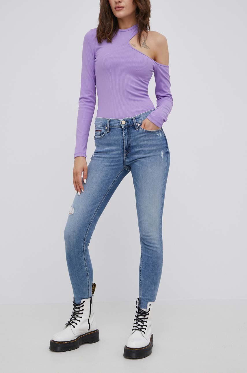Tommy Jeans jeansi Nora Ce215 femei, medium waist Pret Mic answear.ro imagine noua gjx.ro