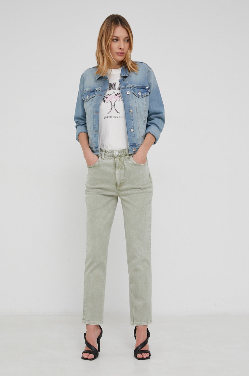 

Джинсы Guess Mom Jean женские цвет высокая посадка