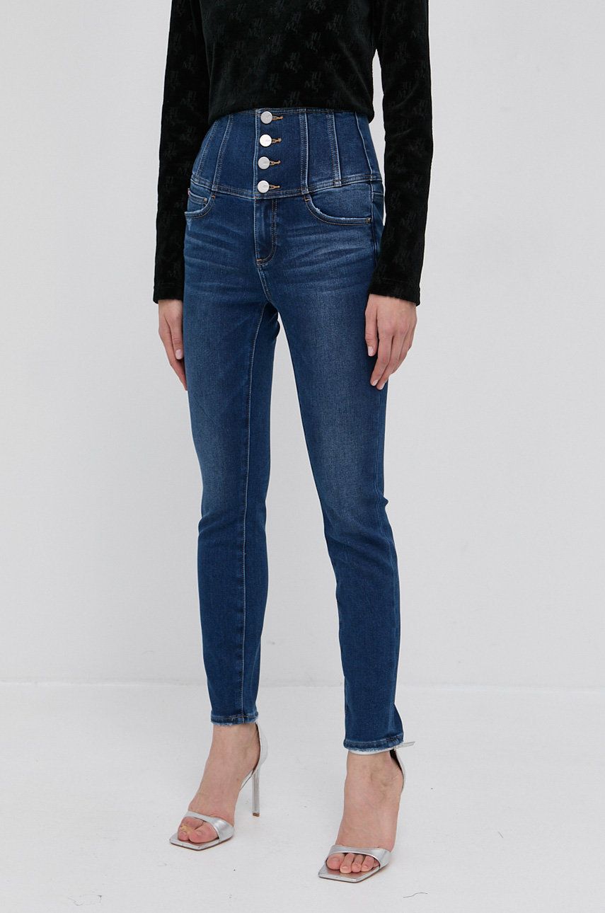 Miss Sixty Jeans din amestec de cașmir Glenda femei, high waist answear.ro