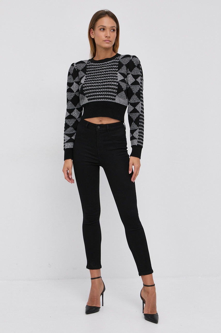 

Джинси з домішкою кашеміру Miss Sixty Lolita Cropped жіночі висока посадка