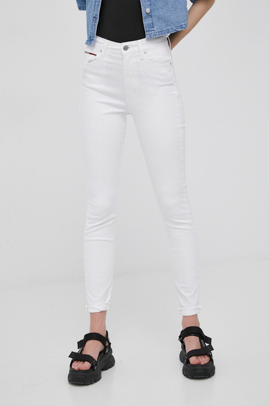 Tommy Jeans jeansi Sylvia Bf1291 femei , high waist answear.ro