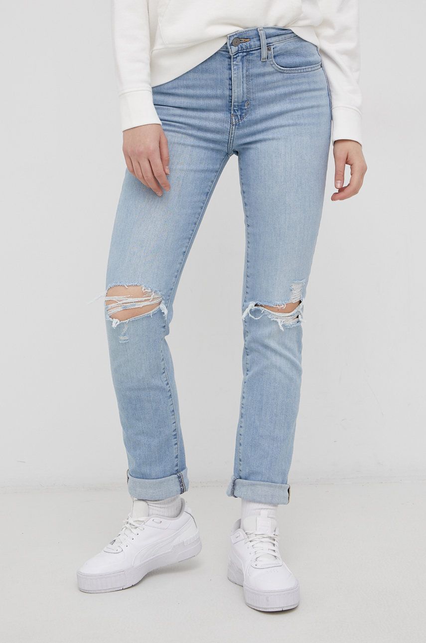 Levi’s Jeans 724 femei, high waist answear.ro imagine megaplaza.ro