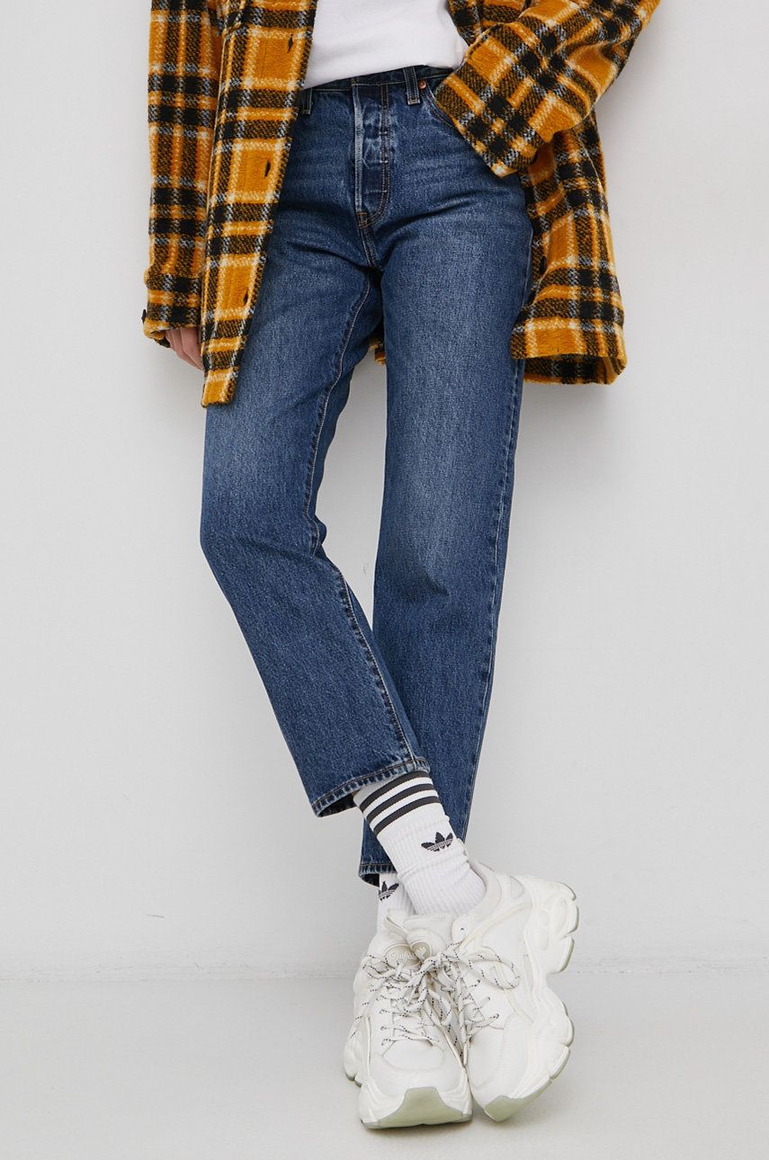 Levi’s Jeans 501 femei, high waist answear.ro imagine noua 2022