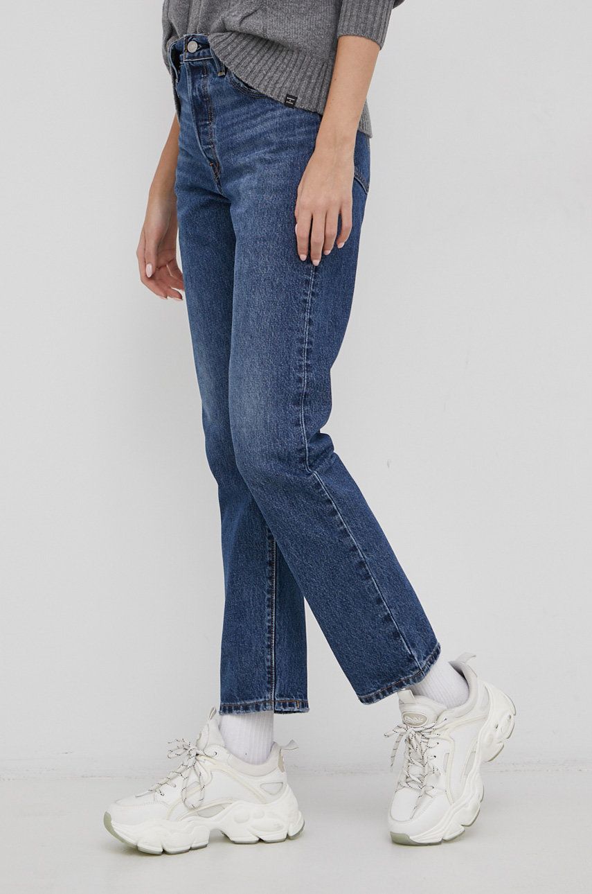 Levi's jeans 501 femei, high waist 36200.0224-DarkIndig