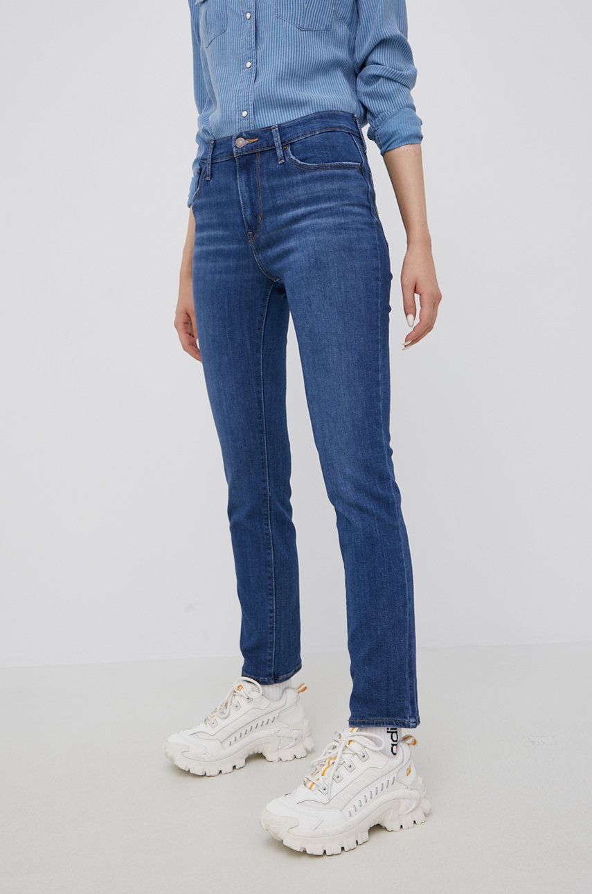 Levi’s jeansi 724 femei, medium waist imagine reduceri black friday 2021 answear.ro