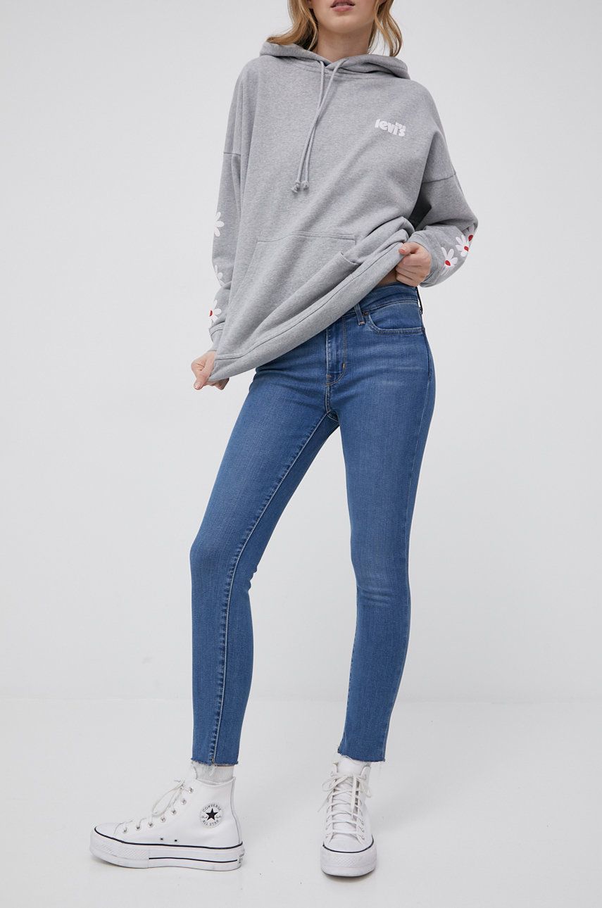 Levi’s jeansi 711 femei , medium waist answear.ro