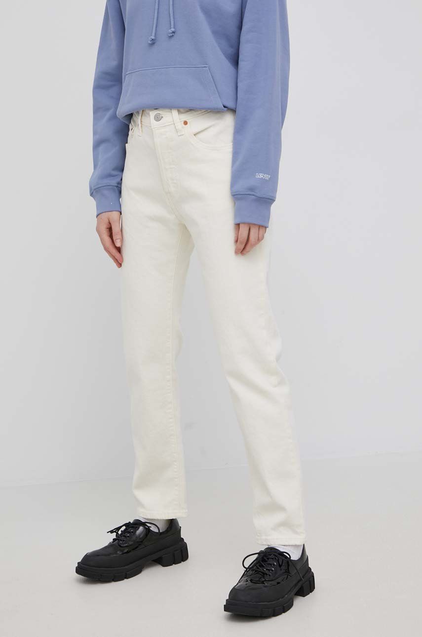 Levi’s jeansi 501 Crop femei, high waist answear.ro