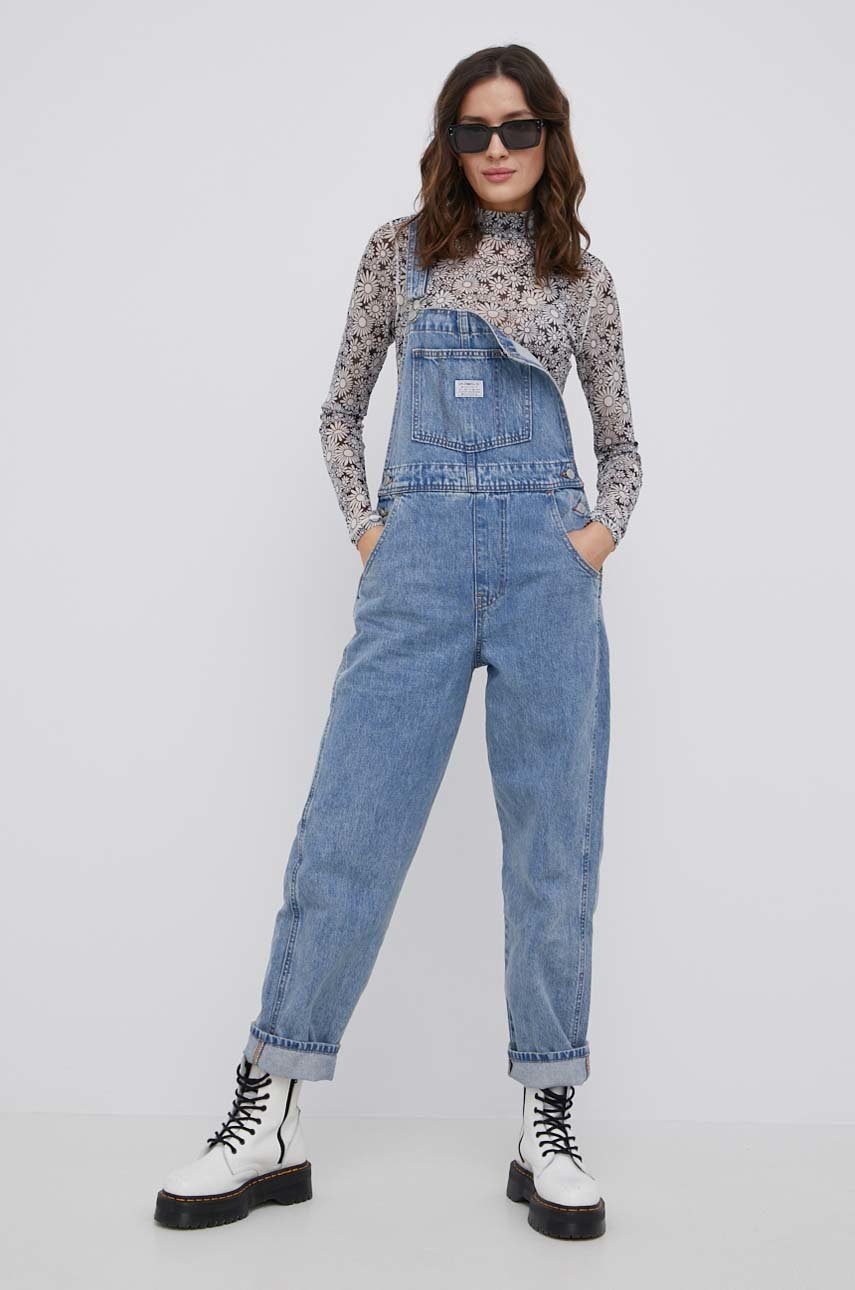 

Дънков гащеризон Levi's дамски, Син