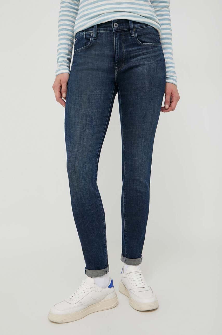 G-Star jeans Lhana femei, culoarea bleumarin G-Star jeans Lhana femei, culoarea bleumarin