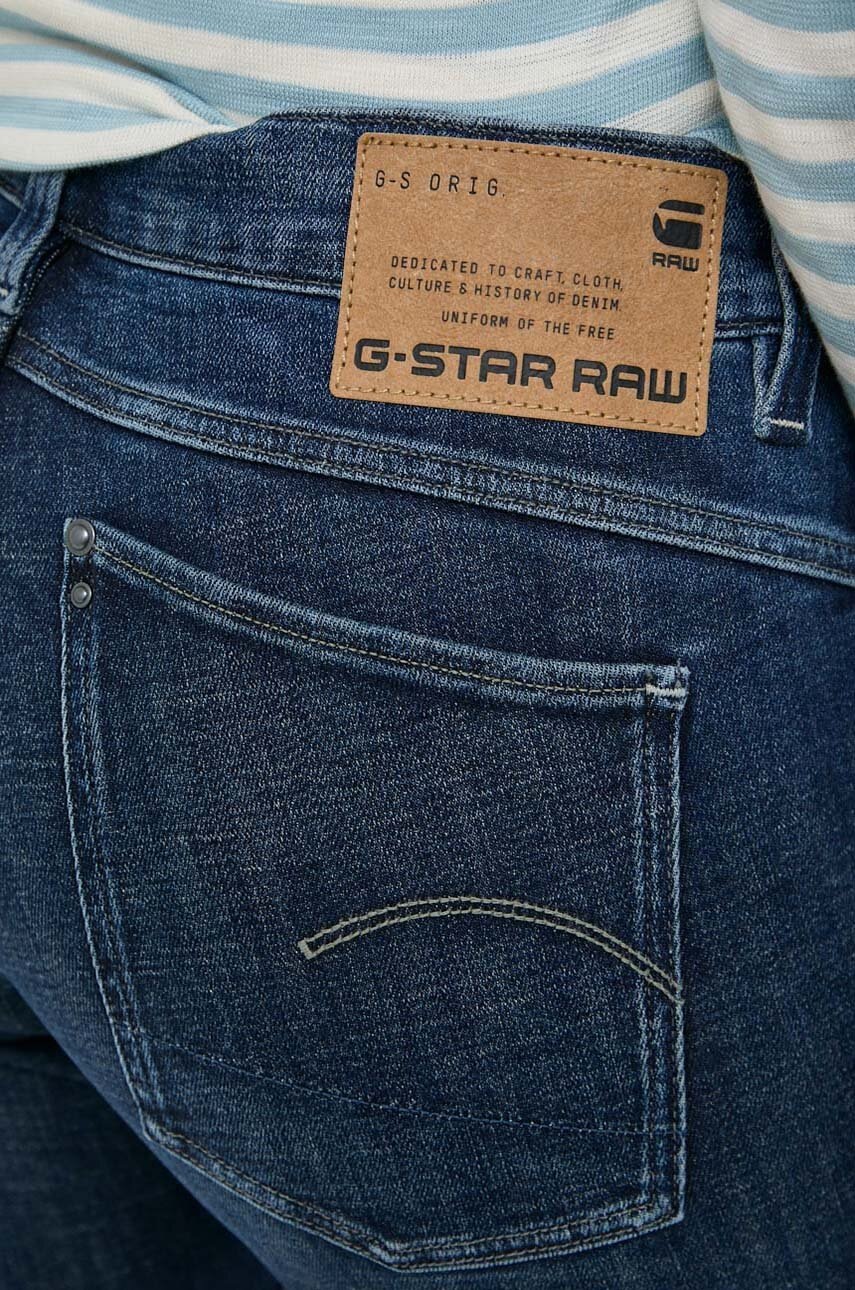 G-Star Raw Jeansi Lhana Femei, Culoarea Albastru Marin