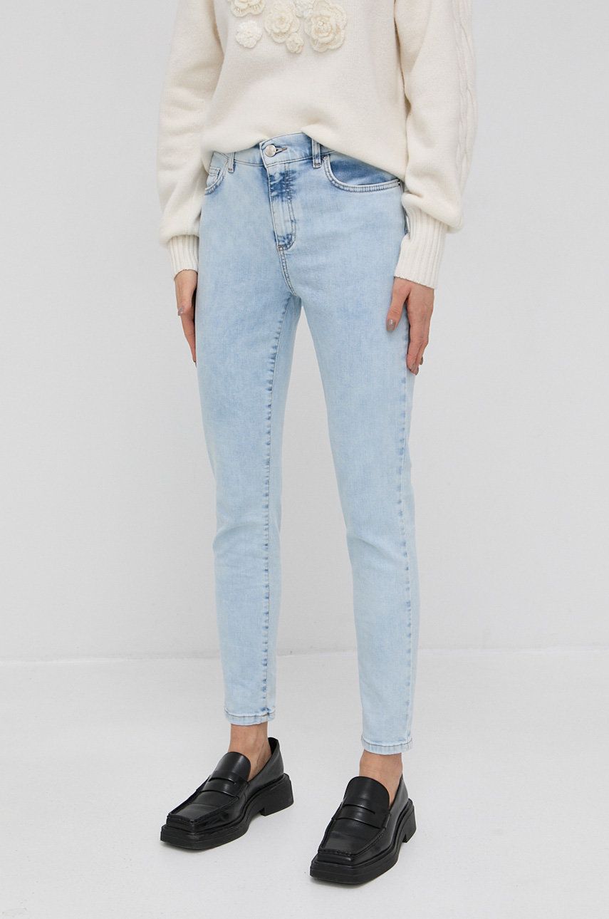 Marella jeansi femei , medium waist imagine reduceri black friday 2021 answear.ro