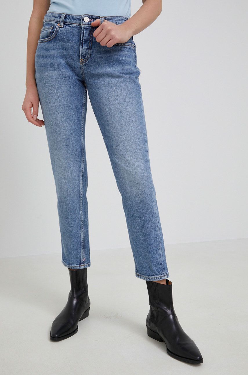 Scotch & Soda jeansi femei, medium waist imagine reduceri black friday 2021 answear.ro