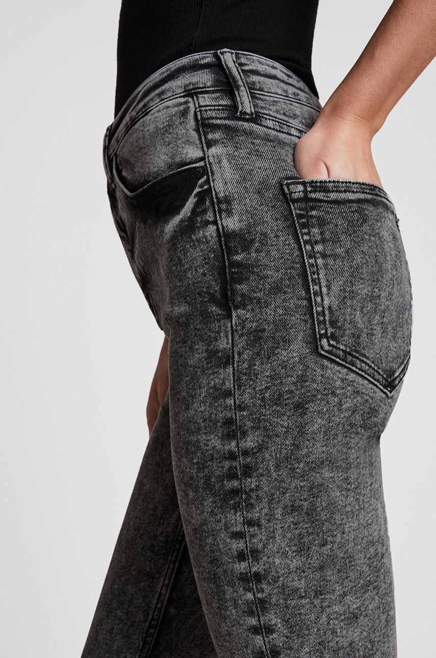 

Джинсы AllSaints женские цвет высокая посадка