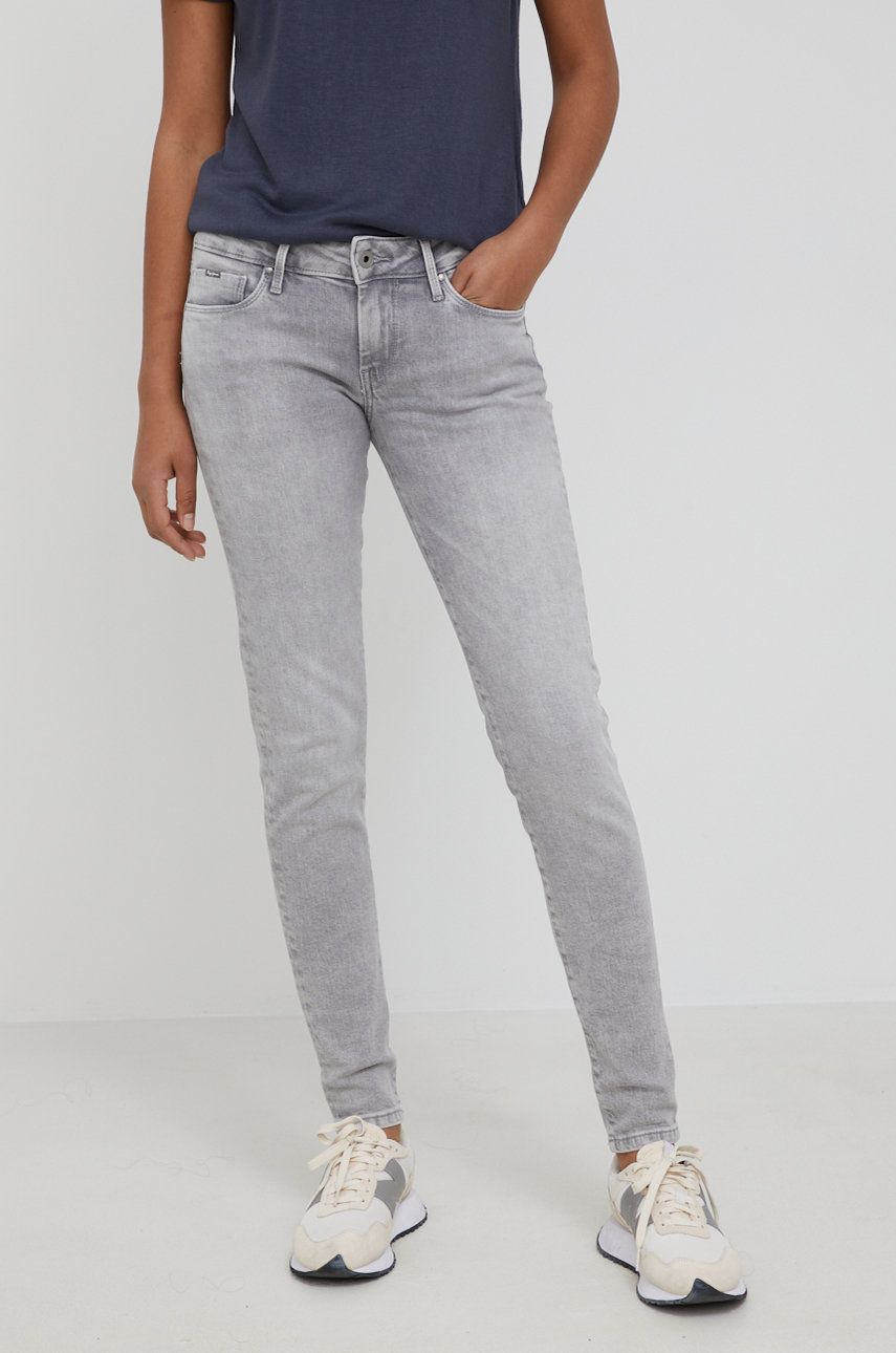 Pepe Jeans jeansi Soho femei, medium waist