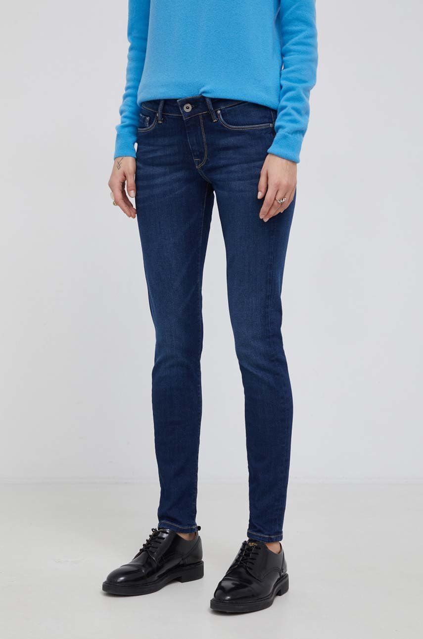 Pepe Jeans Jeans Soho femei, medium waist imagine reduceri black friday 2021 answear.ro