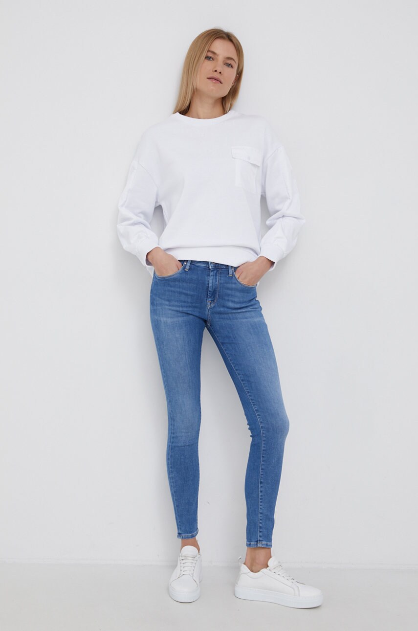 

Джинсы Pepe Jeans Zoe женские цвет средняя посадка