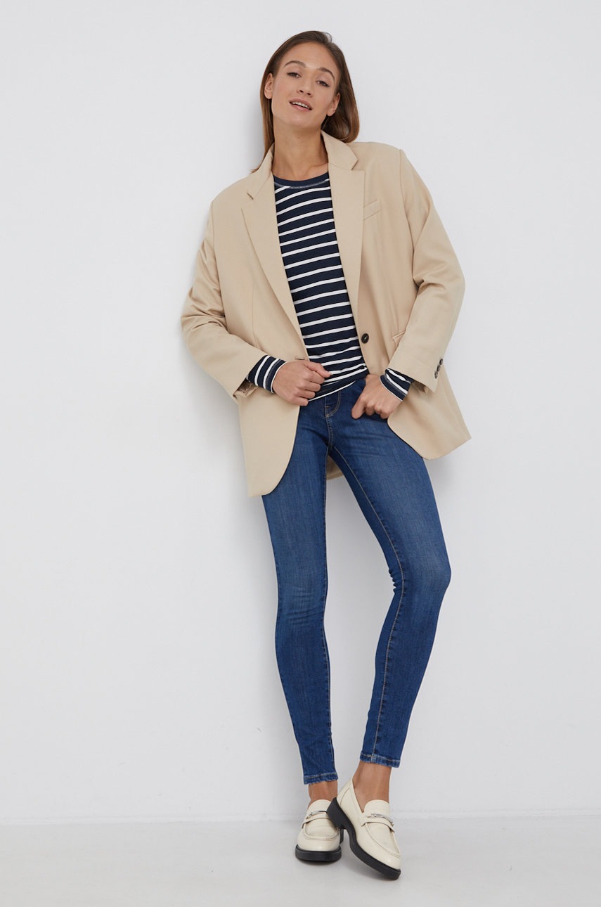 

Джинсы Pepe Jeans Regent женские цвет высокая посадка
