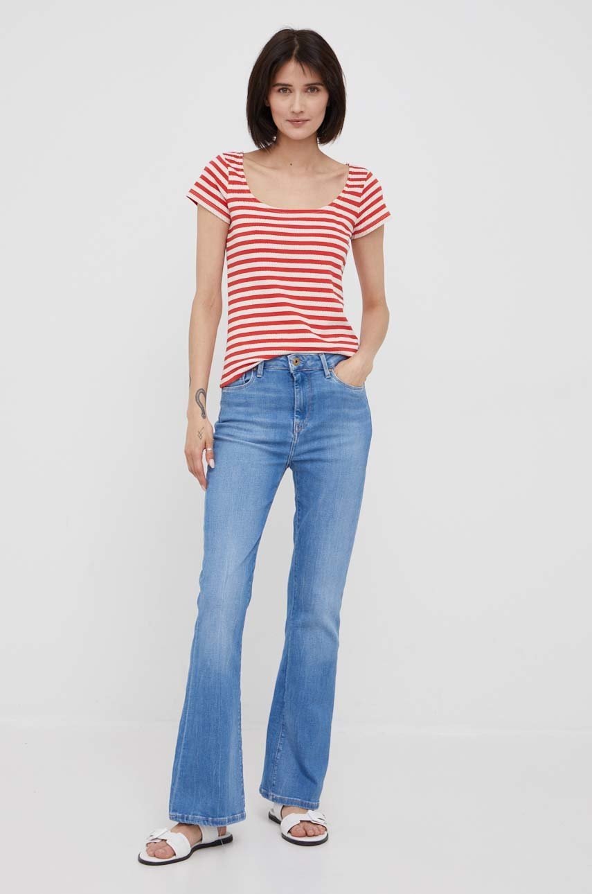 

Джинси Pepe Jeans Dion Flare жіночі висока посадка