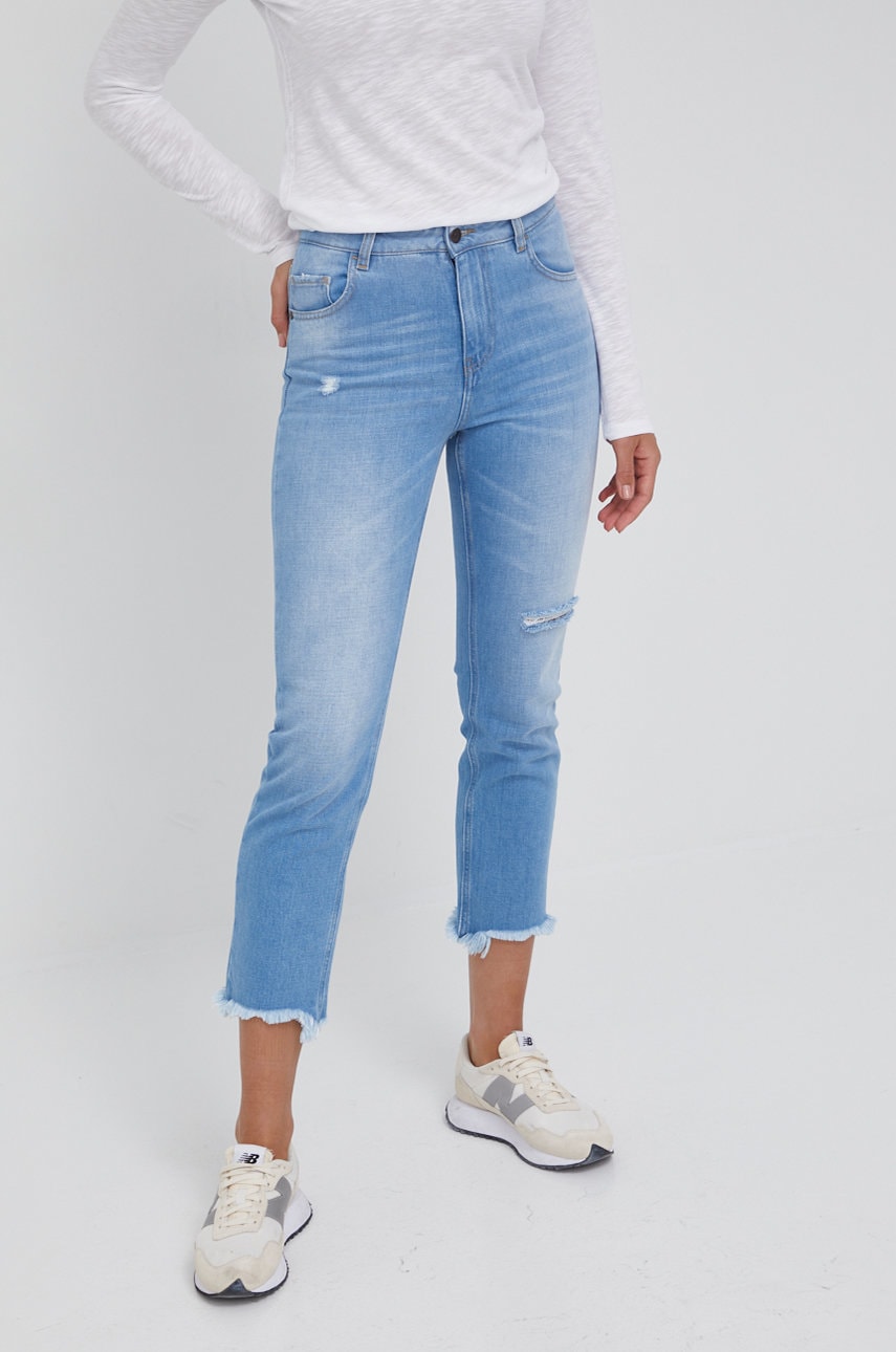 Sisley jeansi femei , medium waist