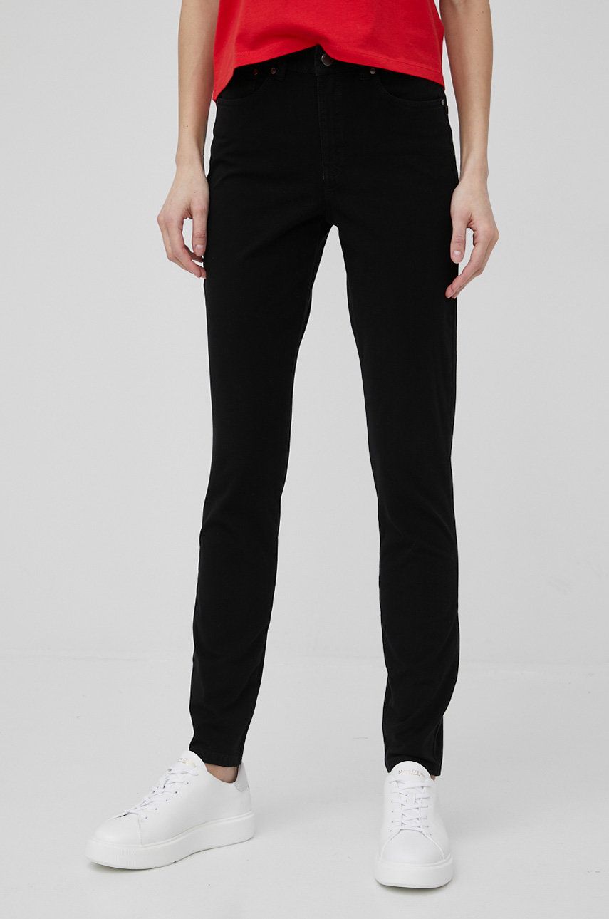 United Colors of Benetton jeansi femei , high waist imagine reduceri black friday 2021 answear.ro