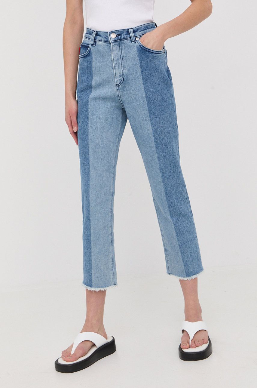 HUGO jeansi femei , high waist answear imagine noua