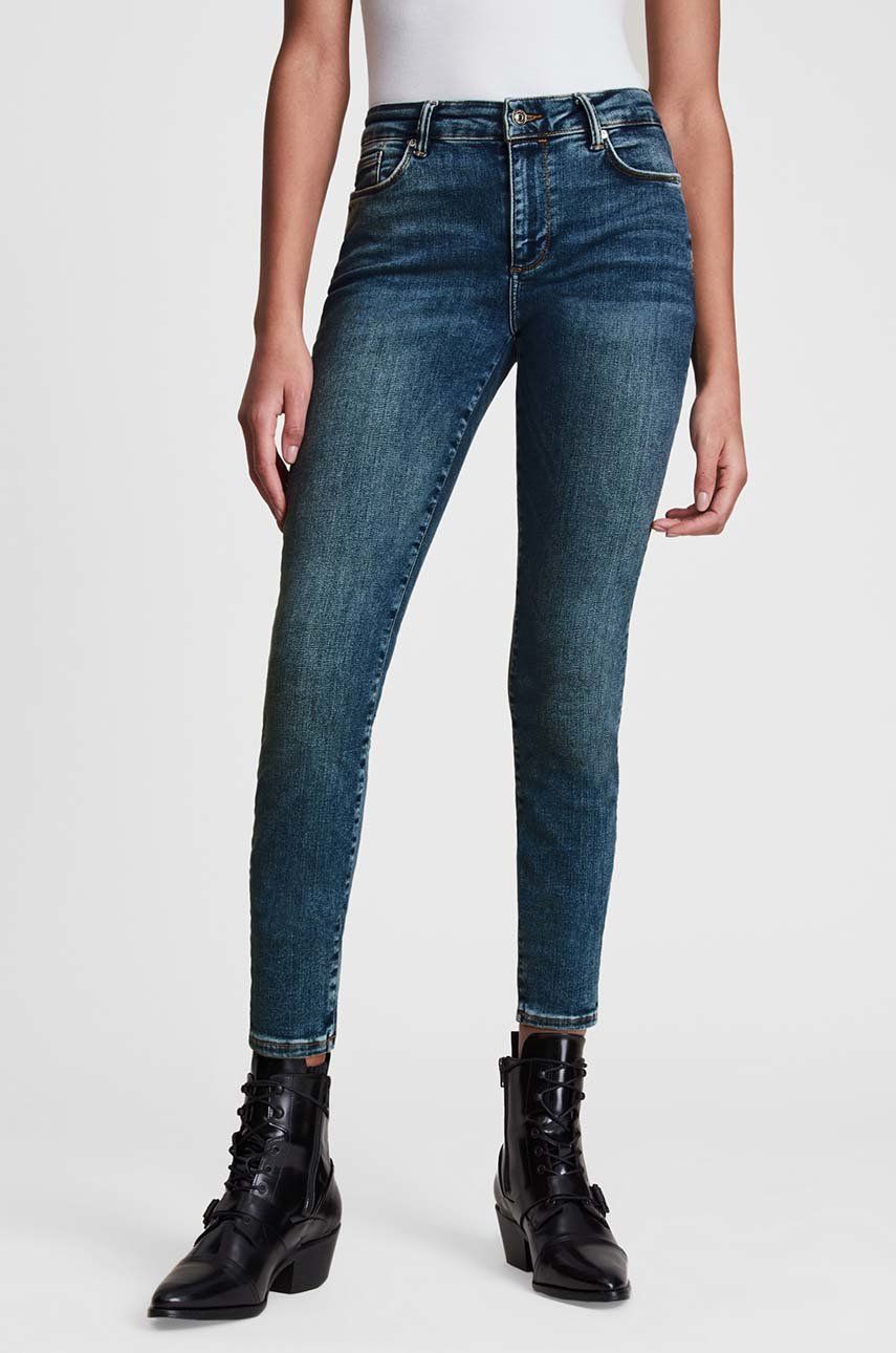 AllSaints jeansi femei , high waist AllSaints imagine noua