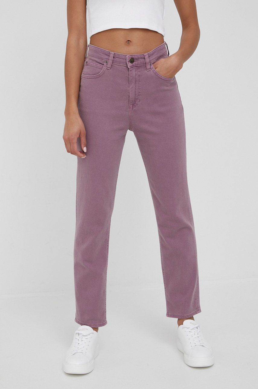 Lee jeansi Carol Purple Rain femei , high waist answear.ro