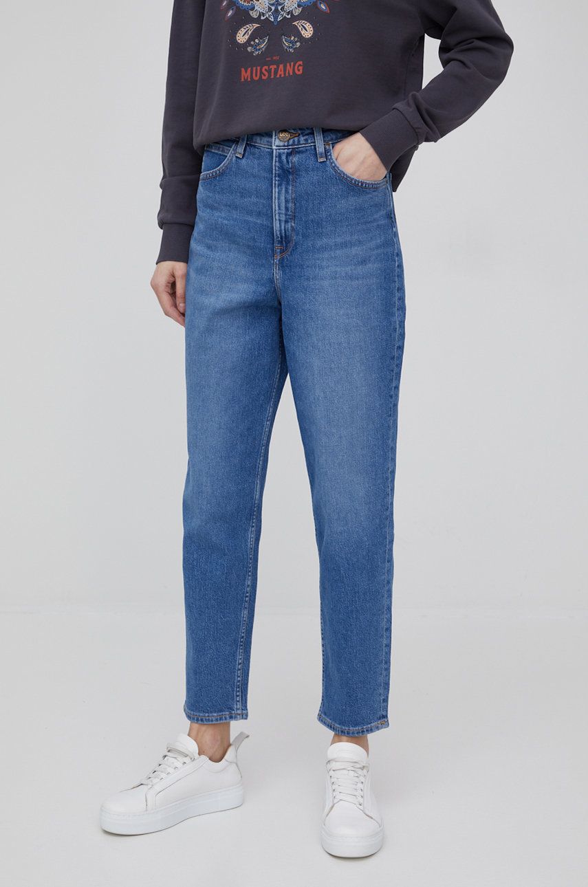 Lee jeansi Stella Tapered Used Alton femei , high waist answear.ro
