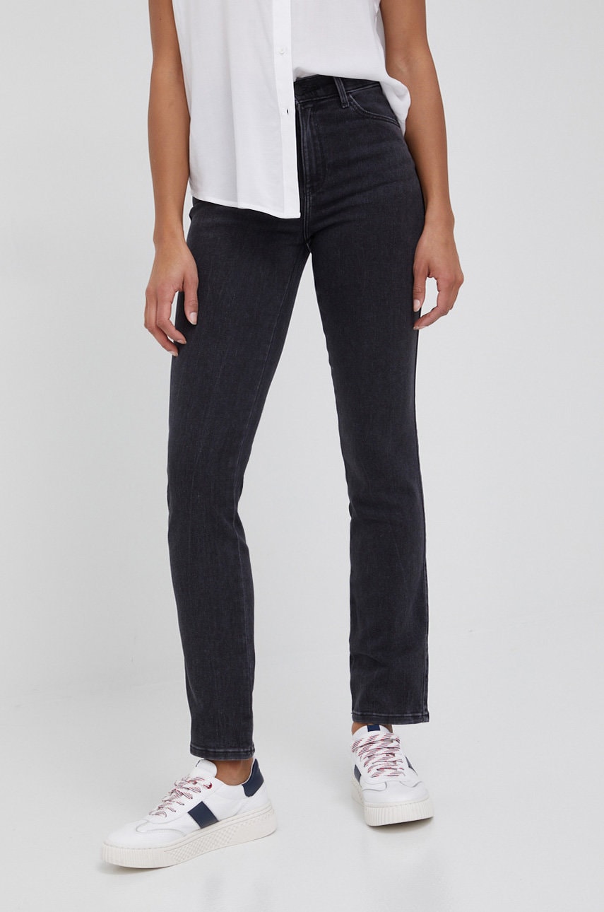 Wrangler jeansi slim soft eclipse femei, high waist