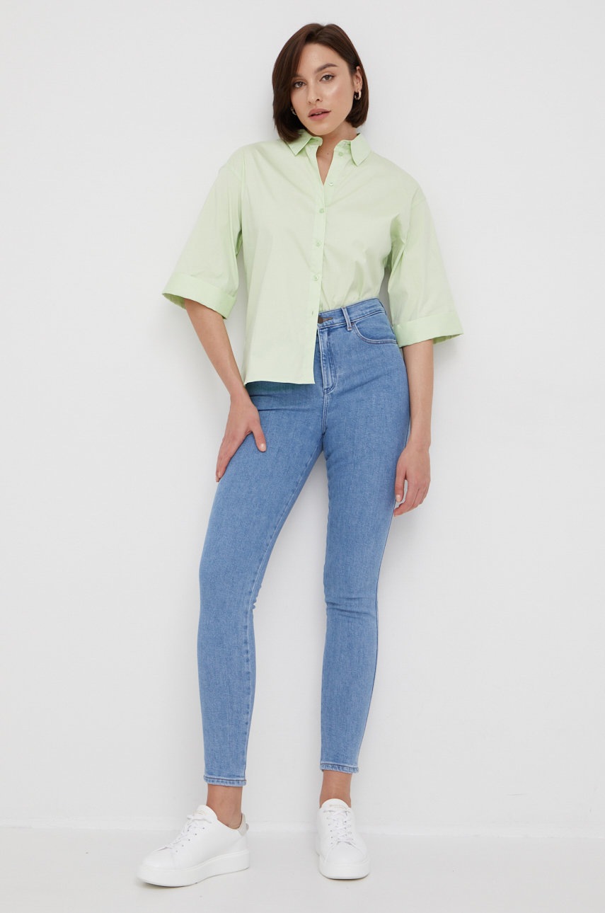

Джинси Wrangler High Rise Skinny Cali Blue жіночі висока посадка