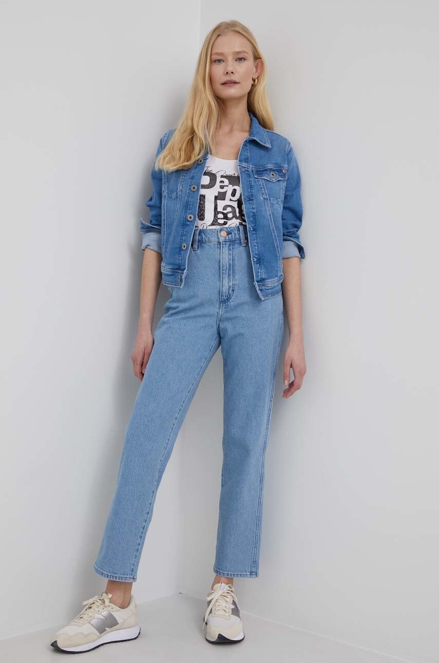 Wrangler jeansi wild west bluestone femei , high waist