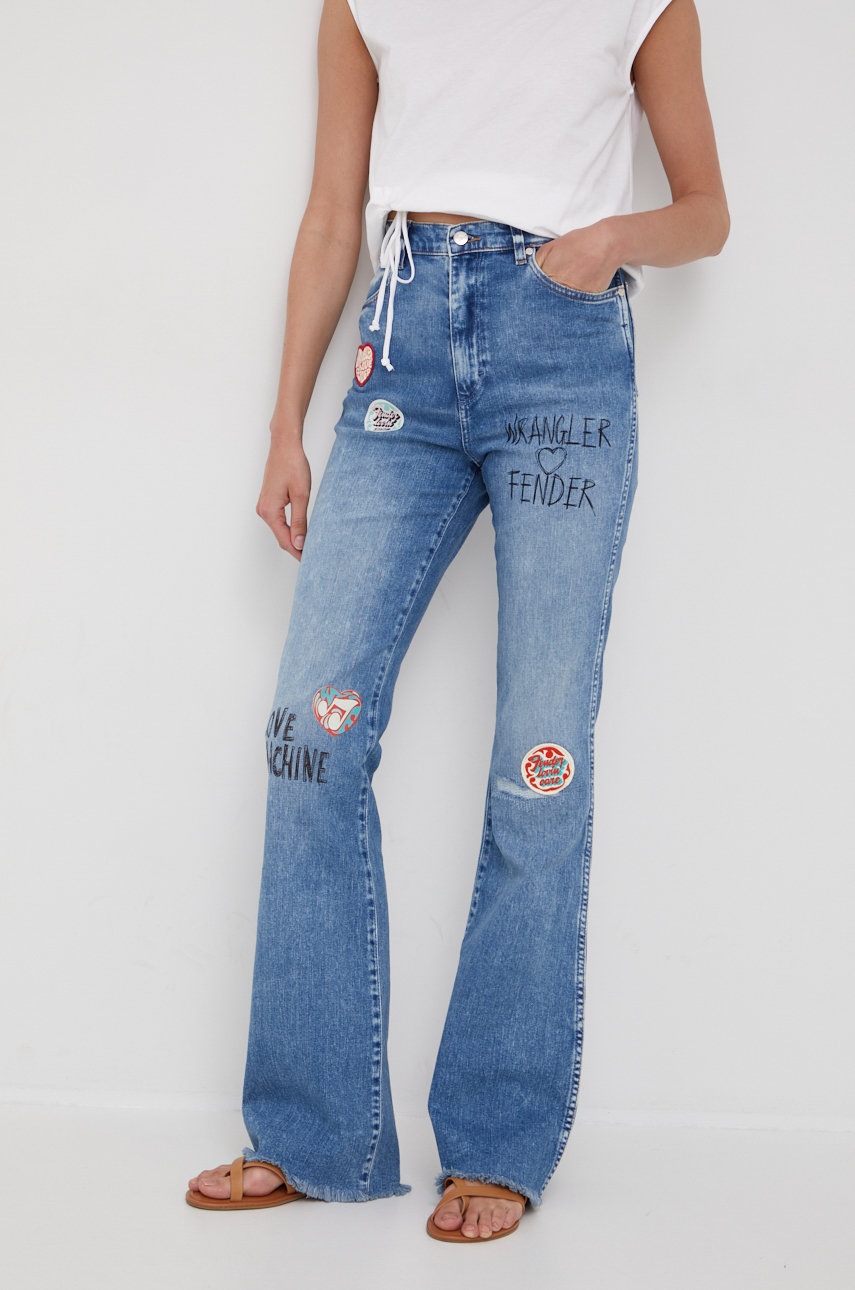 

Джинси Wrangler Westward Worn Indigo жіночі висока посадка