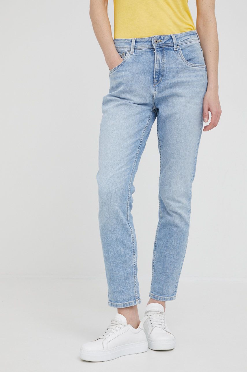 Pepe Jeans jeansi femei , high waist answear.ro imagine megaplaza.ro