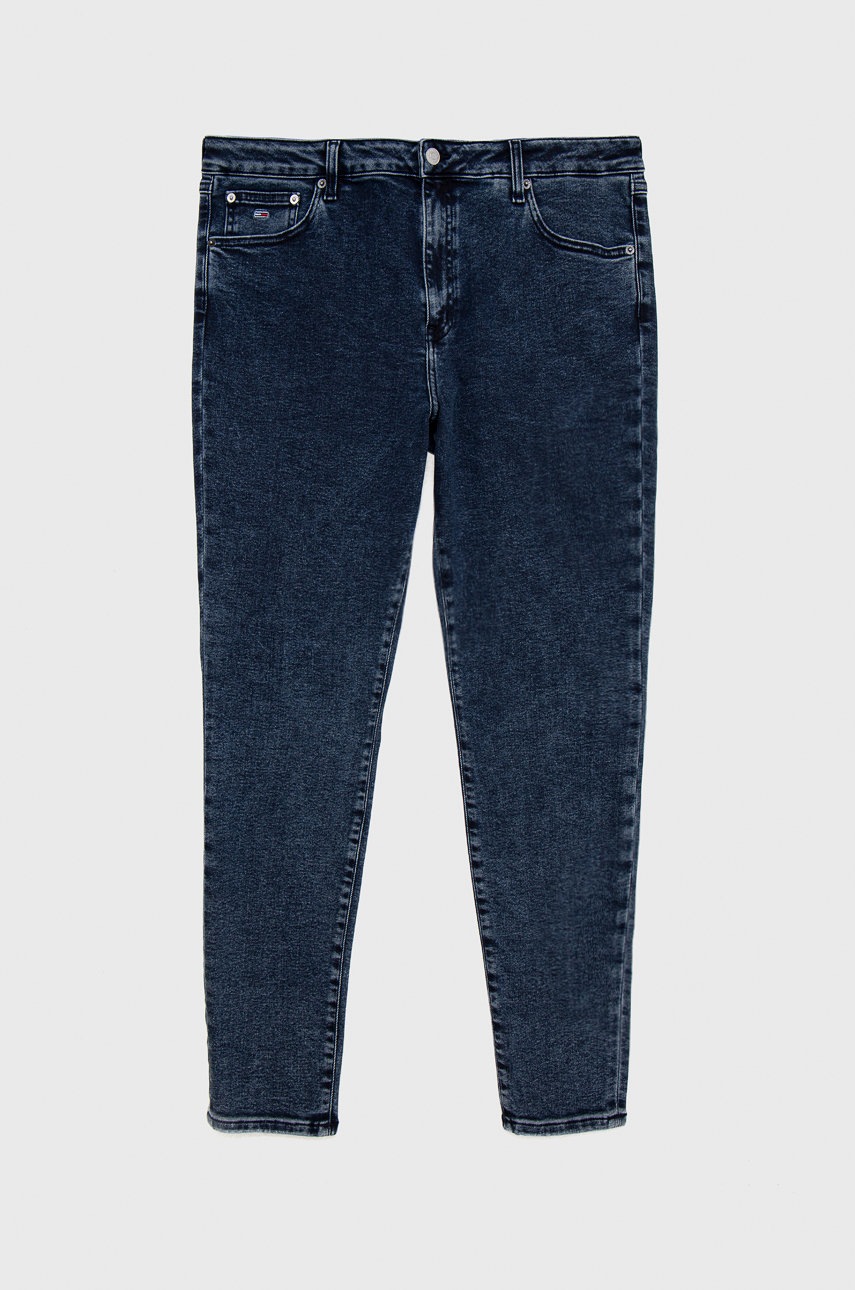 

Дънки Tommy Jeans с висока талия, Тъмносин