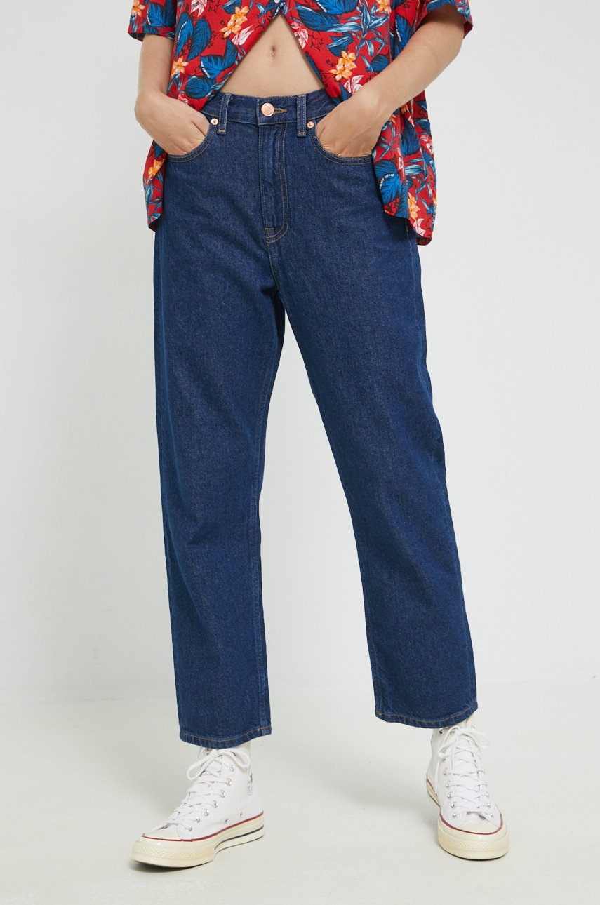 

Дънки Tommy Jeans в с висока талия, Тъмносин